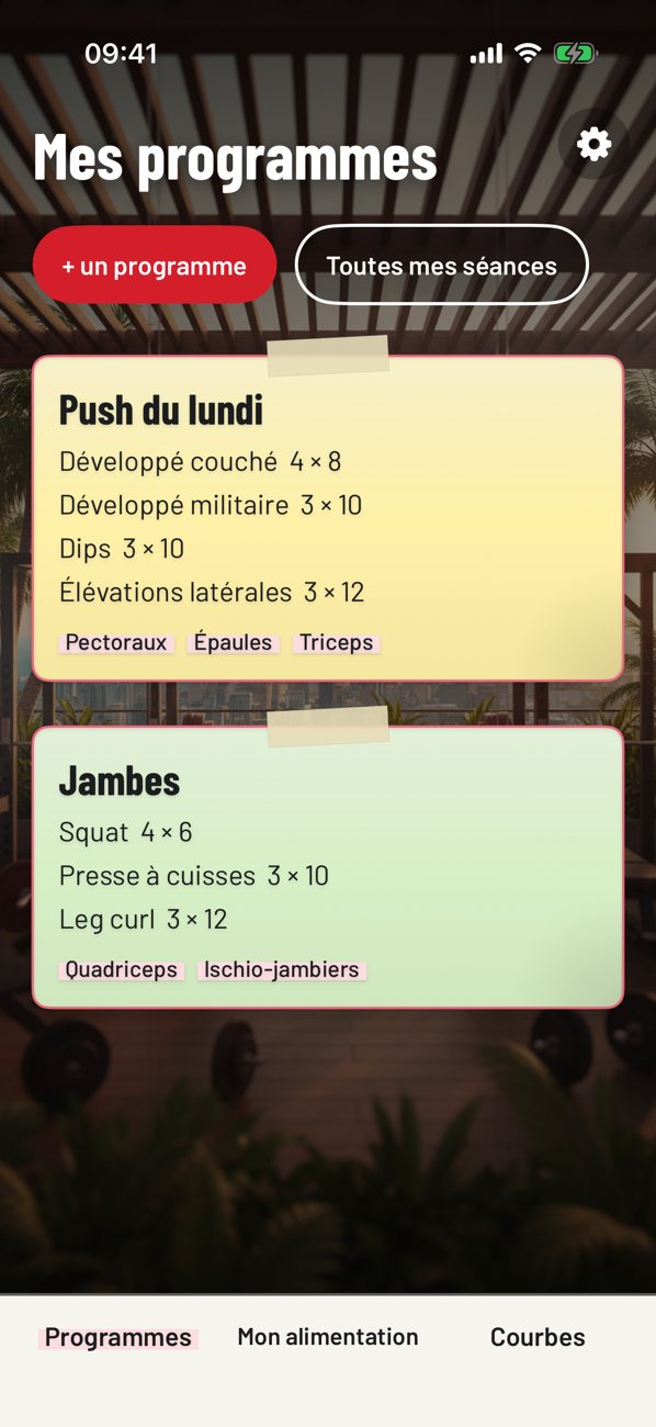 Accueil avec l'ambiance Tropical